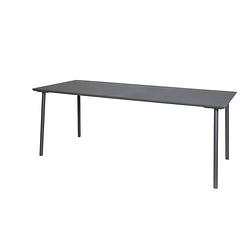 Foto van George table 200x90x75 cm alu anthracite