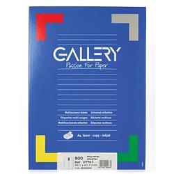 Foto van Gallery witte etiketten ft 99,1 x 67,7 mm (b x h), ronde hoeken, doos van 800 etiketten