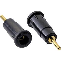 Foto van Schnepp bu 2800/sw veiligheids-labconnector, female bus, inbouw stift-ø: 2 mm zwart 1 stuk(s)