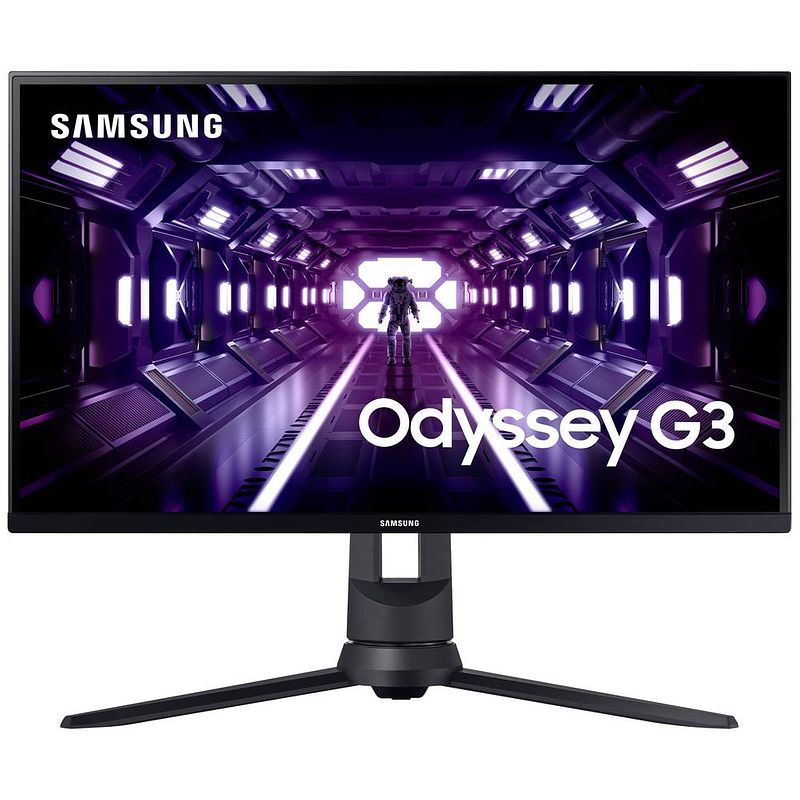 Foto van Samsung odyssey g3 f24g33tfwu led-monitor 61 cm (24 inch) energielabel f (a - g) 1920 x 1080 pixel full hd 1 ms hdmi, vga, displayport, hoofdtelefoon (3.5 mm