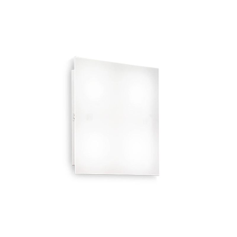 Foto van Ideal lux - flat - plafondlamp - metaal - gx53 - wit