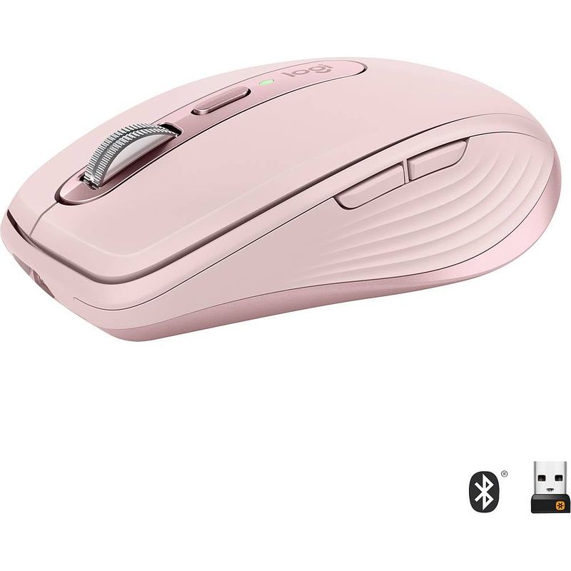 Foto van Logitech muis mx anywhere 3 compact performance (roze)