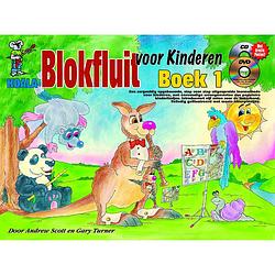 Foto van Koala blokfluit voor kinderen boek 1 incl. cd en dvd