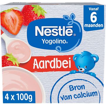 Foto van Yogolino® aardbei 6+ baby toetje bij jumbo