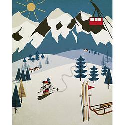 Foto van Komar mickey alpine vlies fotobehang 200x250cm 4-banen