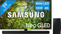 Foto van Samsung neo qled 4k 55qn90d (2024) + soundbar