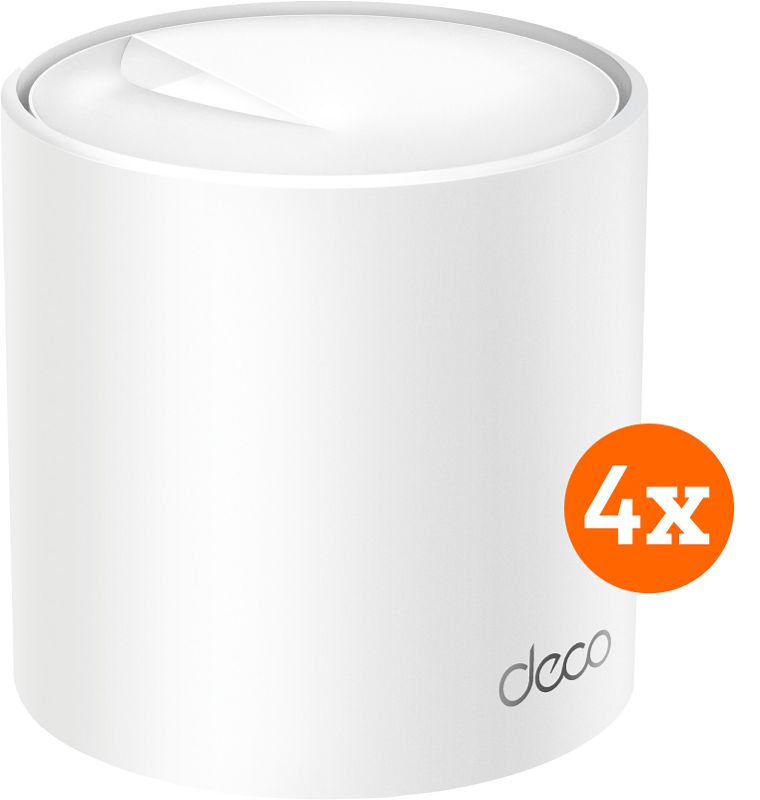 Foto van Tp-link deco x50 mesh wifi 6 (4-pack) - 2022