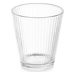 Foto van Glas strepen transparant glas 375 ml (24 stuks)