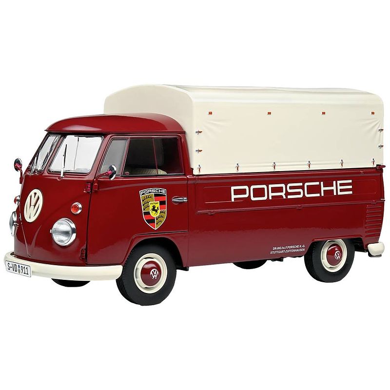 Foto van Solido vw t1 porsche service 1:18 auto