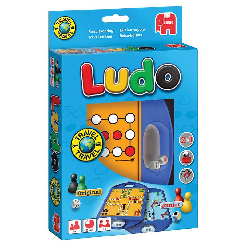 Foto van Jumbo ludo 2-in-1 reisspel