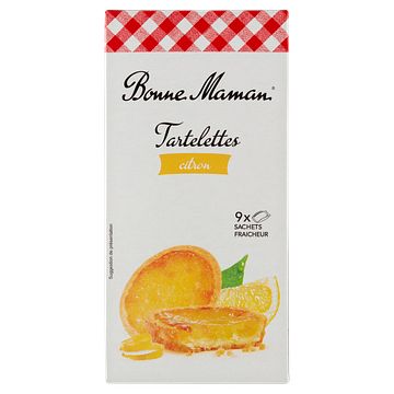 Foto van Bonne maman tartelettes citron 9 stuks 125g bij jumbo