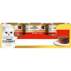 Foto van Purina® gourmet gold hartig torentje rund 85g bij jumbo