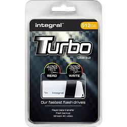 Foto van Integral turbo usb 3.0 stick, 512 gb