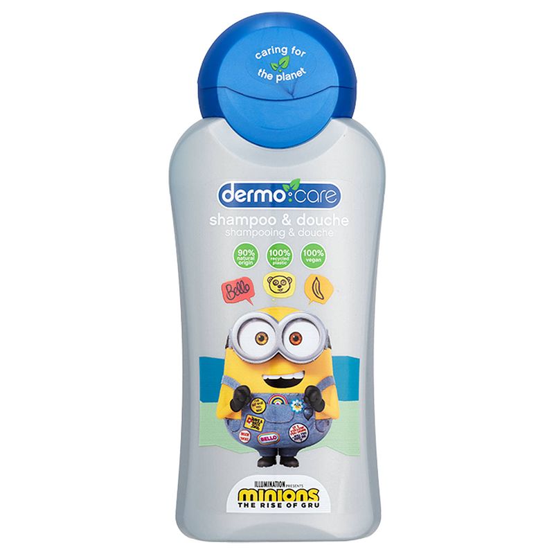 Foto van Dermo care - minions - shampoo & douchegel - 200ml