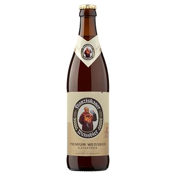 Foto van Franziskaner weissbier naturtrub premium hefe weissbier fles 0, 5l bij jumbo