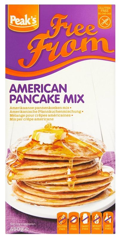 Foto van Peaks free from american pancake mix
