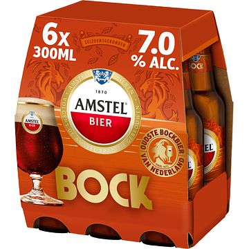 Foto van Amstel bock fles 6x330ml bij jumbo