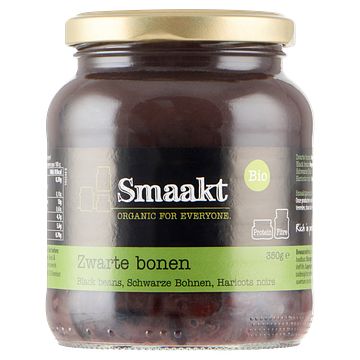 Foto van Smaakt bio zwarte bonen 350g bij jumbo