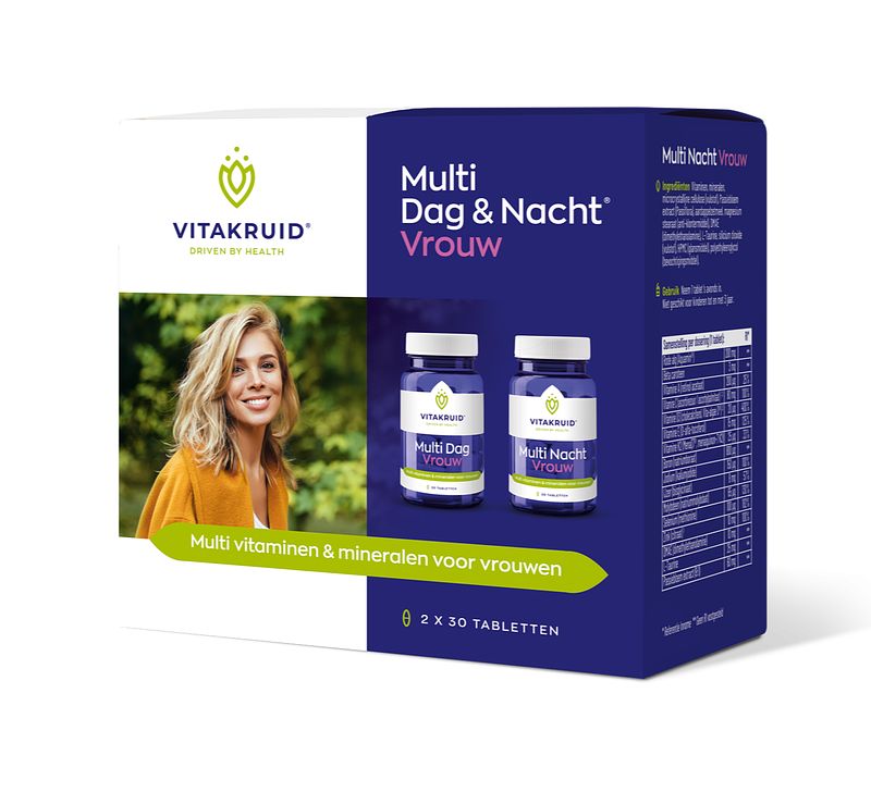 Foto van Vitakruid multi dag & nacht vrouw tabletten 2x90st