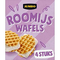 Foto van Jumbo roomijs wafels 4 stuks