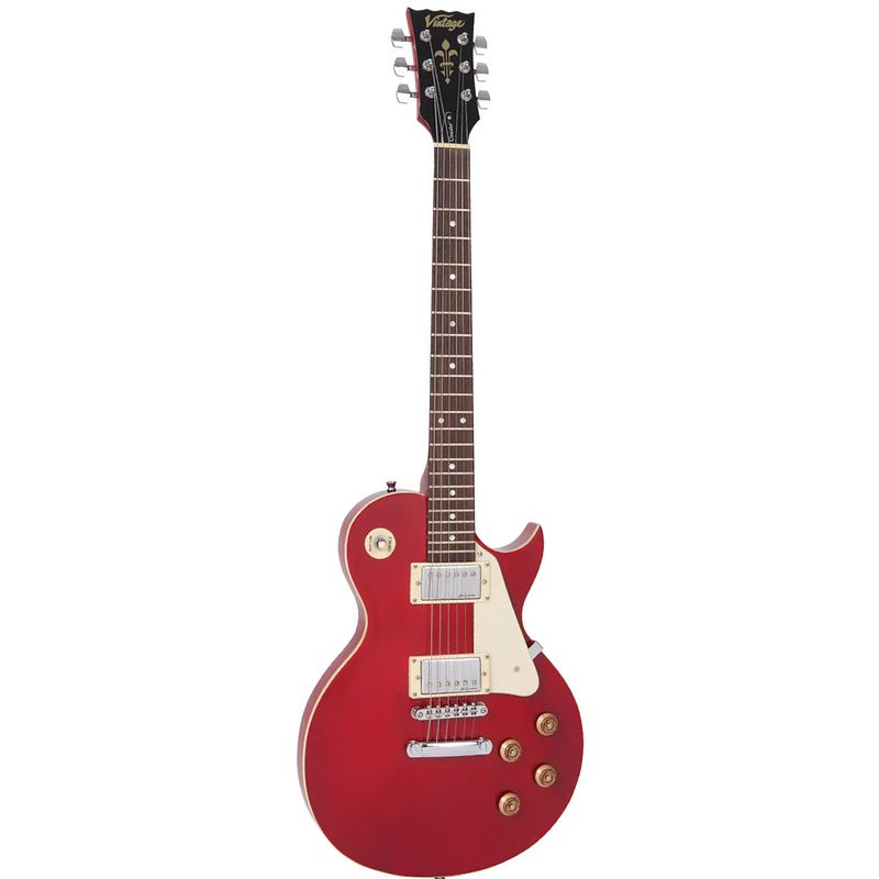 Foto van Vintage v10wr coaster series wine red elektrische gitaar