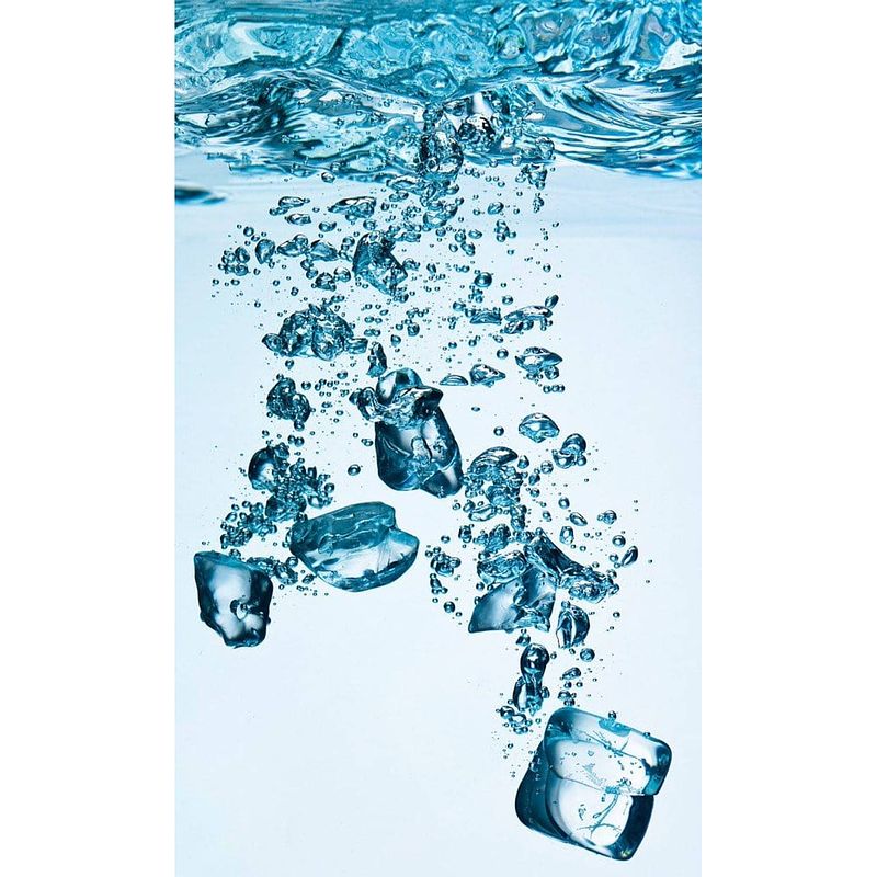 Foto van Dimex ice cubes vlies fotobehang 150x250cm 2-banen