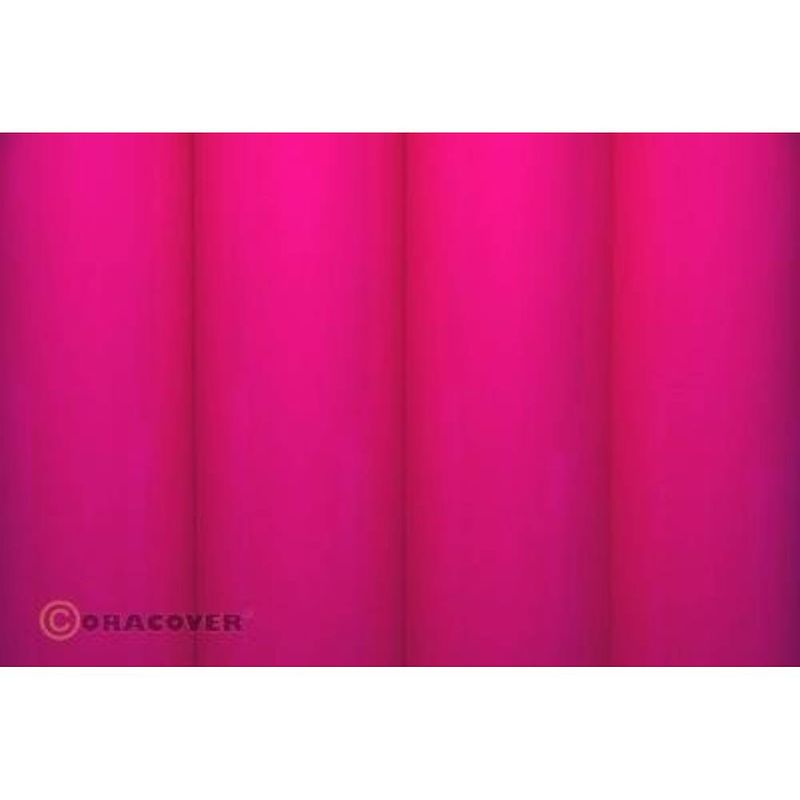 Foto van Oracover 21-025-010 strijkfolie (l x b) 10 m x 60 cm roze (fluorescerend)