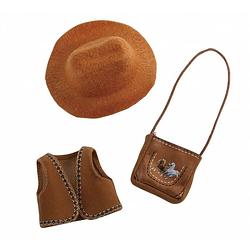 Foto van Käthe kruse cowgirl accessoires tienerpop set 3-delig