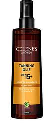 Foto van Celenes by sweden herbal tanning olie all skin type spf15