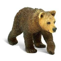 Foto van Safari wilde dieren grizzlybeer junior 7,5 cm bruin