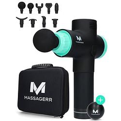 Foto van Massagerr massage gun - massage apparaat - 9 opzetstukken, 30 snelheden - spierontspanning en pijnverlichting