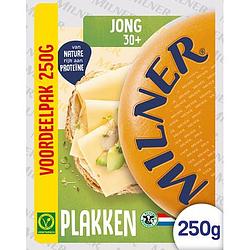 Foto van Milner jong 30+ kaas voordeelpak 10 plakken 250g bij jumbo