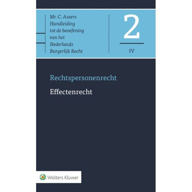 Foto van Effectenrecht - asser-serie