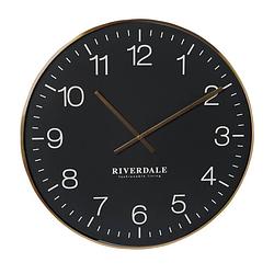 Foto van Riverdale wandklok camden zwart 75cm