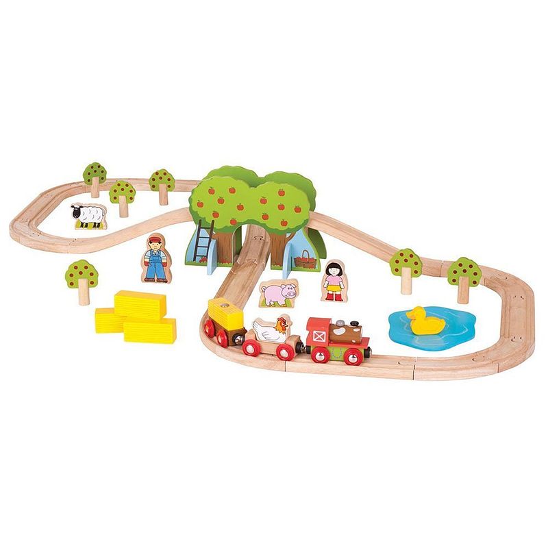 Foto van Bigjigs farm train set