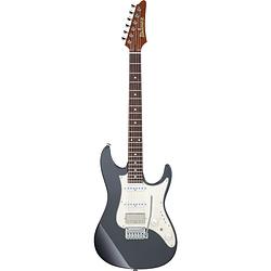 Foto van Ibanez az2204nw prestige gray metallic elektrische gitaar met koffer