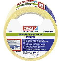 Foto van Tesa universal removable 04939-00002-11 bevestigingstape tesa professional wit (l x b) 10 m x 50 mm 1 stuk(s)