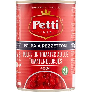 Foto van Petti tomatenblokjes 400g bij jumbo
