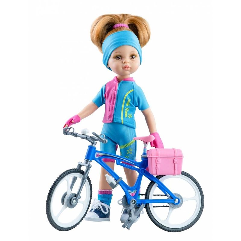 Foto van Paola reina pop amigas profesiones dasha met fiets (32cm)