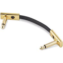 Foto van Rockboard gold series flat patch cable zwart 5 cm