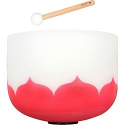 Foto van Sela seclu14c red crystal singing bowl set - lotus (c: 432 hz)