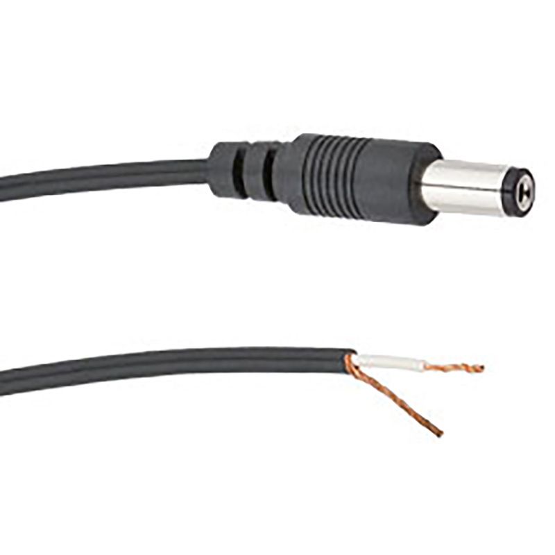 Foto van Voodoo lab pp36 diy 2.1mm straight barrel connector recht + 36" kabel