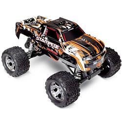 Foto van Traxxas stampede oranje brushed 1:10 rc auto elektro monstertruck achterwielaandrijving rtr 2,4 ghz