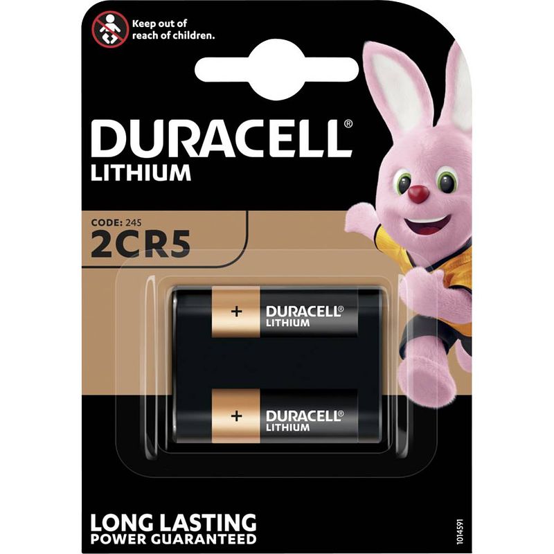 Foto van Duracell 2 cr 5 2cr5 fotobatterij lithium 1400 mah 6 v 1 stuk(s)