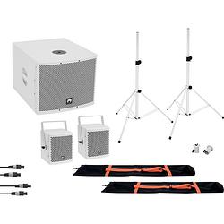 Foto van Omnitronic molly 2.1 actieve pa-luidsprekerset incl. subwoofer, bluetooth