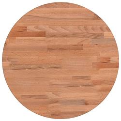 Foto van Vidaxl tafelblad rond ??40x2,5 cm massief beukenhout