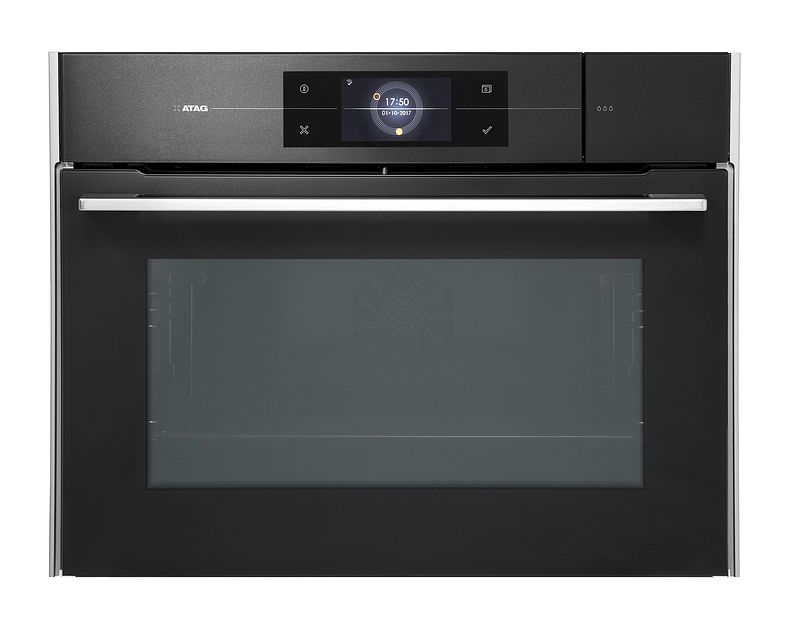 Foto van Atag cs4574m1c inbouw combi stoomoven zwart