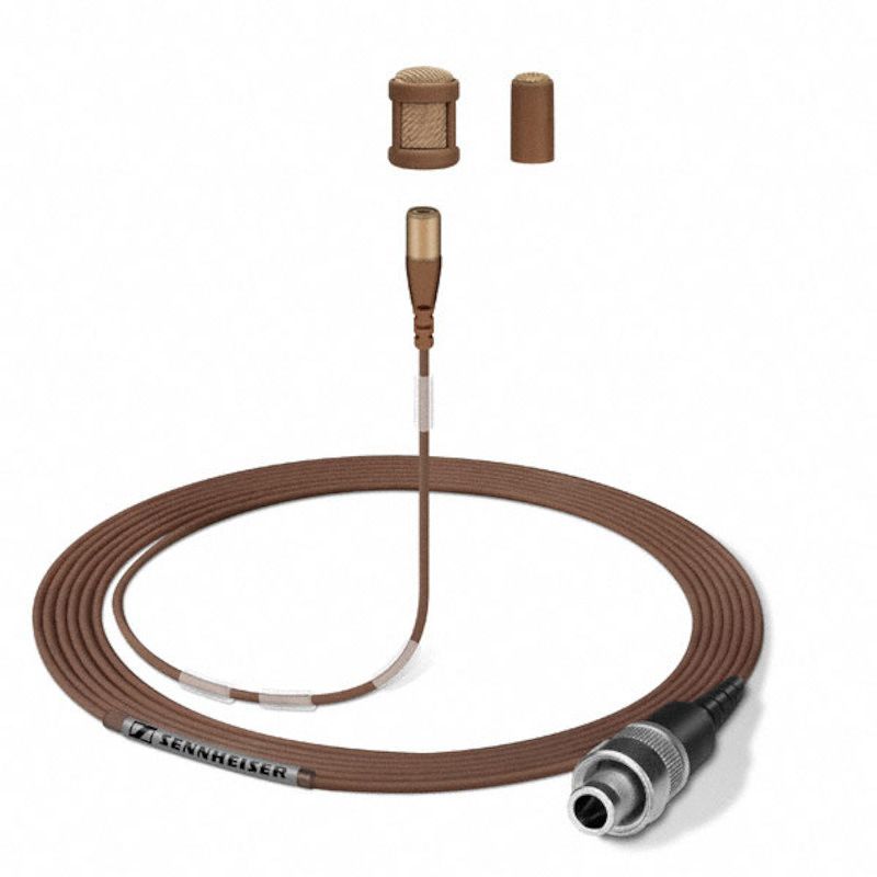 Foto van Sennheiser mke 1-4 2 bruine omnidirectionele miniatuur lavalier 3-pin