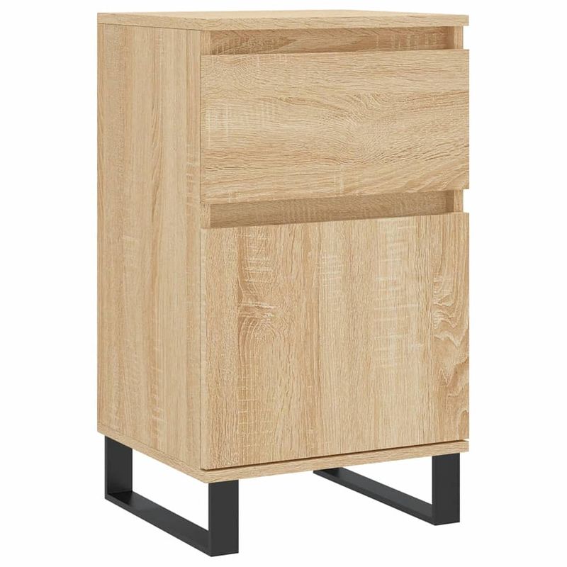 Foto van Vidaxl dressoir 40x35x70 cm bewerkt hout sonoma eikenkleurig