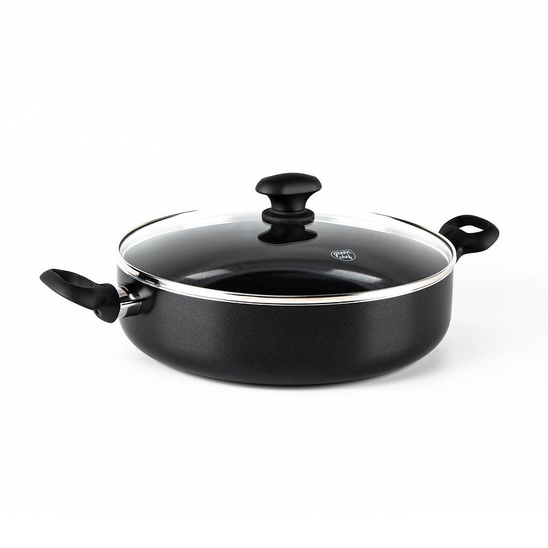 Foto van Greenchef diamond black hapjespan - ø 28 cm